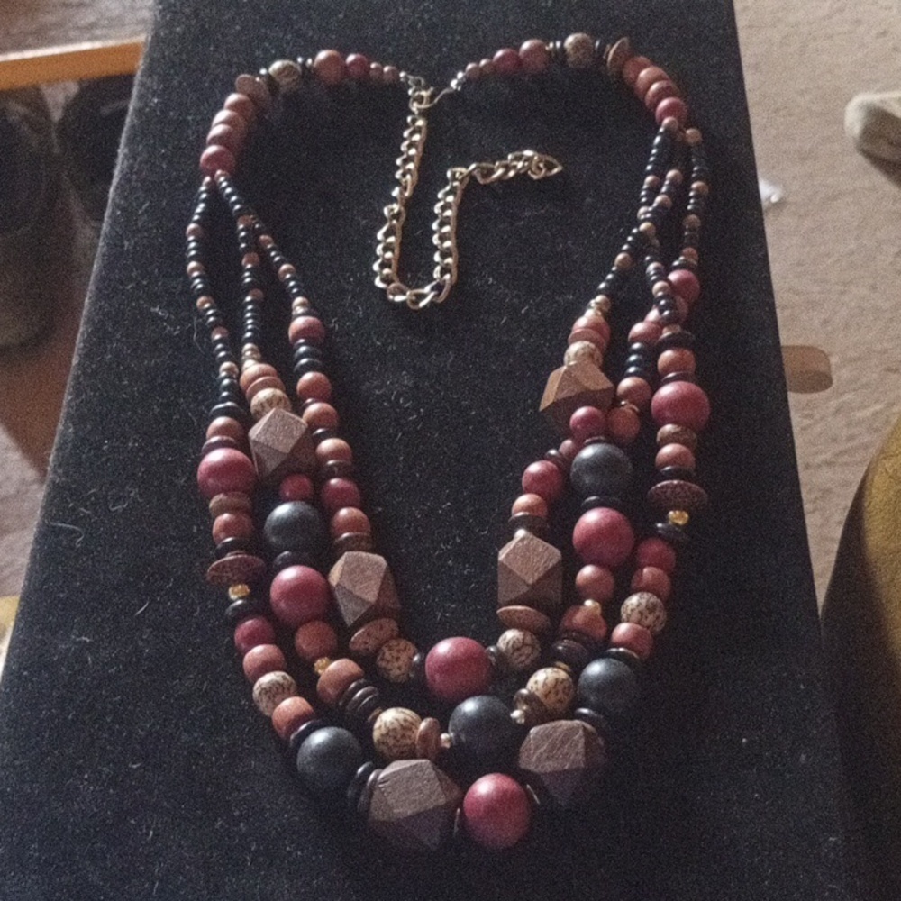 Elegant Multi-Strand Beaded Necklace